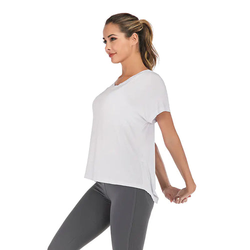 Aurelle Sport V-Neck with Open Back